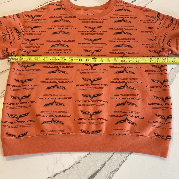 Corvette All Over Print Sweater Sweatshirt Size L - Picture 4 of 7